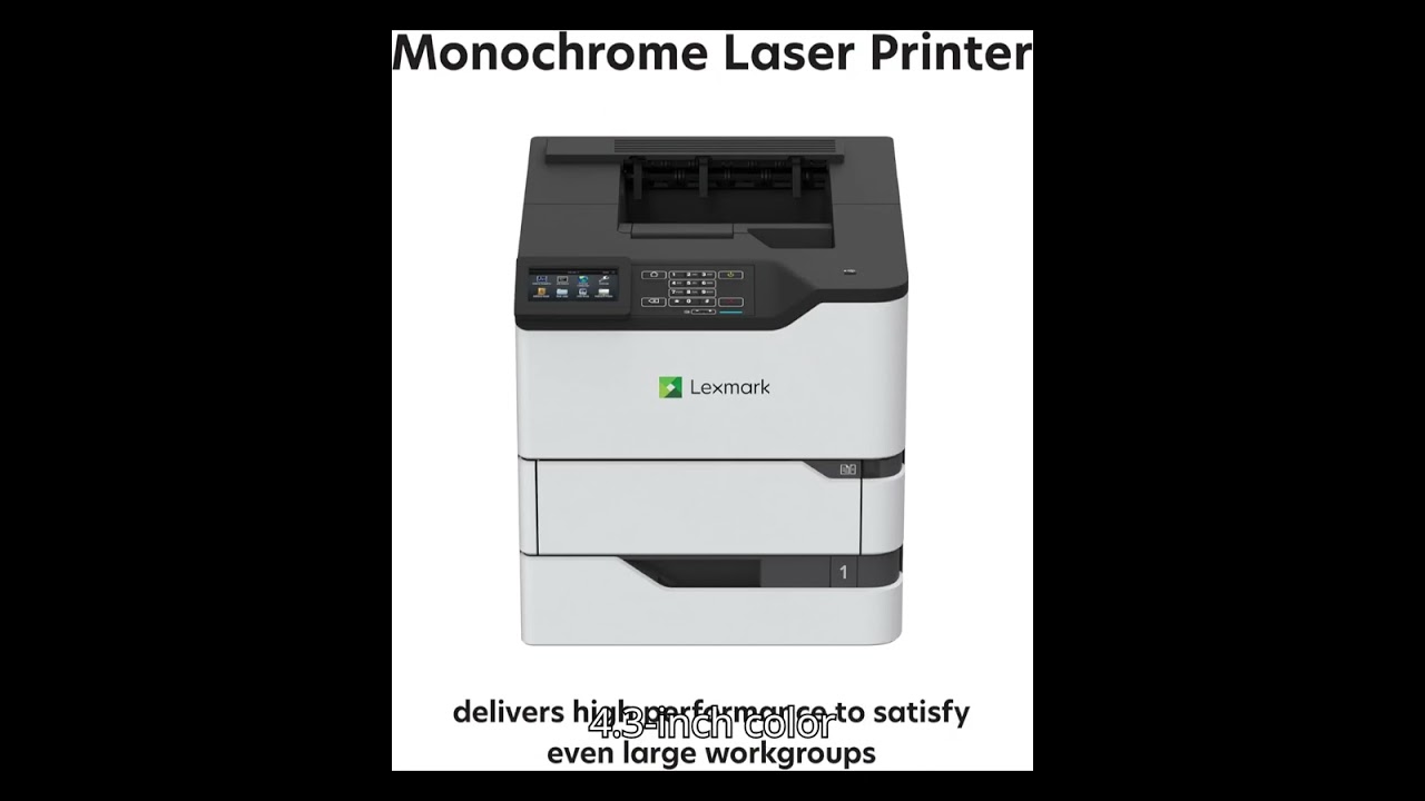 Lexmark MS826de Laser Printer Review | 70 ppm Monochrome Duplex Printer for High-Volume Offices