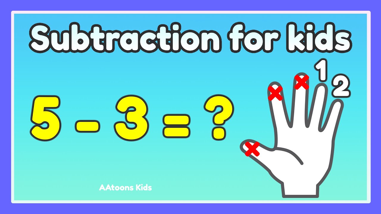 Subtraction for kids | Mathematics for kids | Learn Subtraction |  @AAtoonsKids