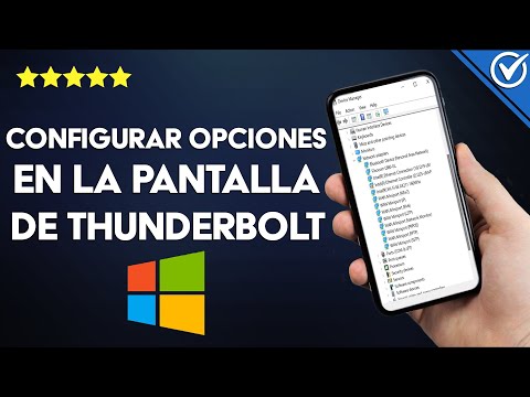 ¿Cómo configurar opciones en la pantalla de THUNDERBOLT? - Windows 10 y 11