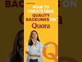 Create Backlinks From Quora - 3 Simple Steps #shots #quora #viralshorts2025 #digifaiz