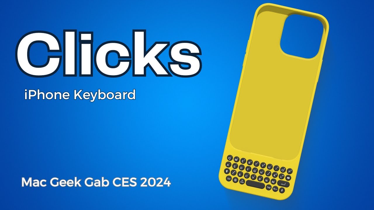 CES 2024 Surprise: Transform Your iPhone with This $139 Keyboard Case ...