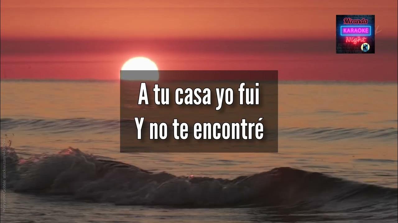 Rayando el sol - karaoke - maná ( pista original y letra ) - YouTube