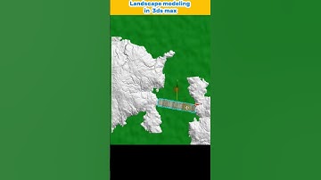 #shorts #shortsvideo #landscape #3dsmax | landscape modeling in 3ds max