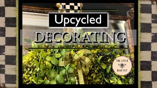 *New*Cottage Decorating using Michaels, Hobby Lobby, Bed Bath Décor, and florals.