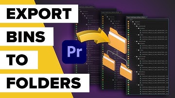 Export Sequences with Bin Structure in Premiere Pro