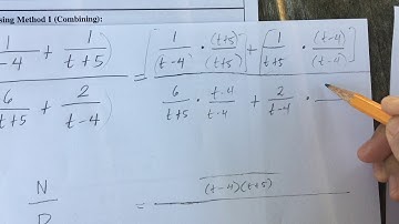 5.4Complex Fractions-Method I Combining