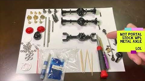 [WPL 6x6] Ultimate Axle Set Up Guild Silk Smooth Gears! (B16 KM) Will also help with 4x4 C24