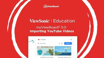 myViewBoard 3.0: Importing YouTube Videos