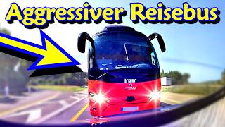 Radfahrer vs. Straßenbahn, Irrsinn am Bahnübergang und Bus drängelt | DDG Dashcam Germany | #700