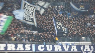 ULTRAS CURVA A IN NAPOLI VS FROSINONE - COPPA ITALIA