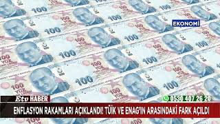 Enflasyon Rakamları Açıklandı Tüi̇k Ve Enagın Arasındaki Fark Açıldı