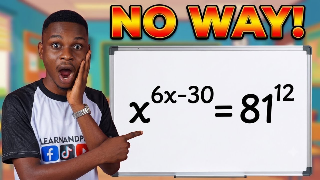 Nice Exponential Equation | Algebra Masterclass - YouTube