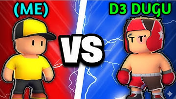 EZ BRO! (ME) VS My Friend | Stumble Guys 1 VS 1 🤣 #stumbleguys 