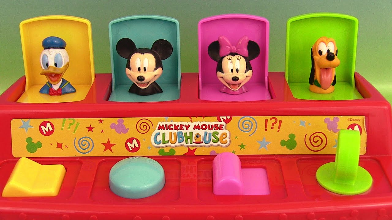 Mickey Mouse Clubhouse Pop Up Pals Jouets Premier Age Bebe Apprend Les Couleurs Youtube