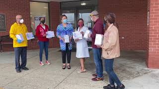 COUNCIL MEMBER HARRISON AND VICE-CHAIR CALVIN HAWKINS PARTNER TO PROVIDE FACE MASKS
