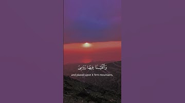 سورة الحجر الآية ١٩