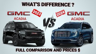 Sports Performance 2023 GMC Acadia vs All New 2024 GMC Acadia (AT4) - What's the difference?