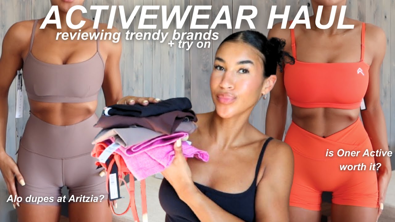 ОГРОМНЫЙ выбор спортивной одежды: Oner Active, Aritzia, NVGTN и DFYNE! Примерка!