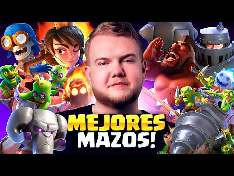 TOP 5 MEJORES MAZOS DEL MUNDO EN CLASH ROYALE!