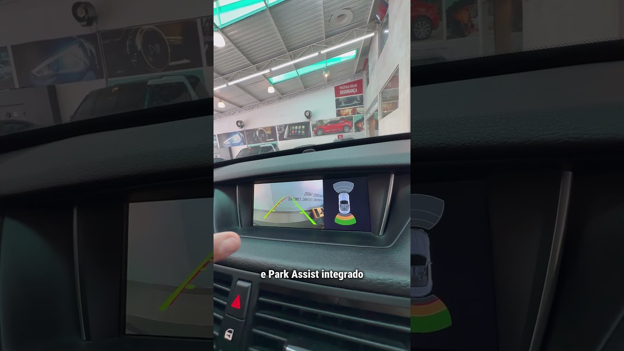 BMW X1 2015 | CarPlay e Android Auto conexão sem fio, Câmera Traseira e TV Full HD