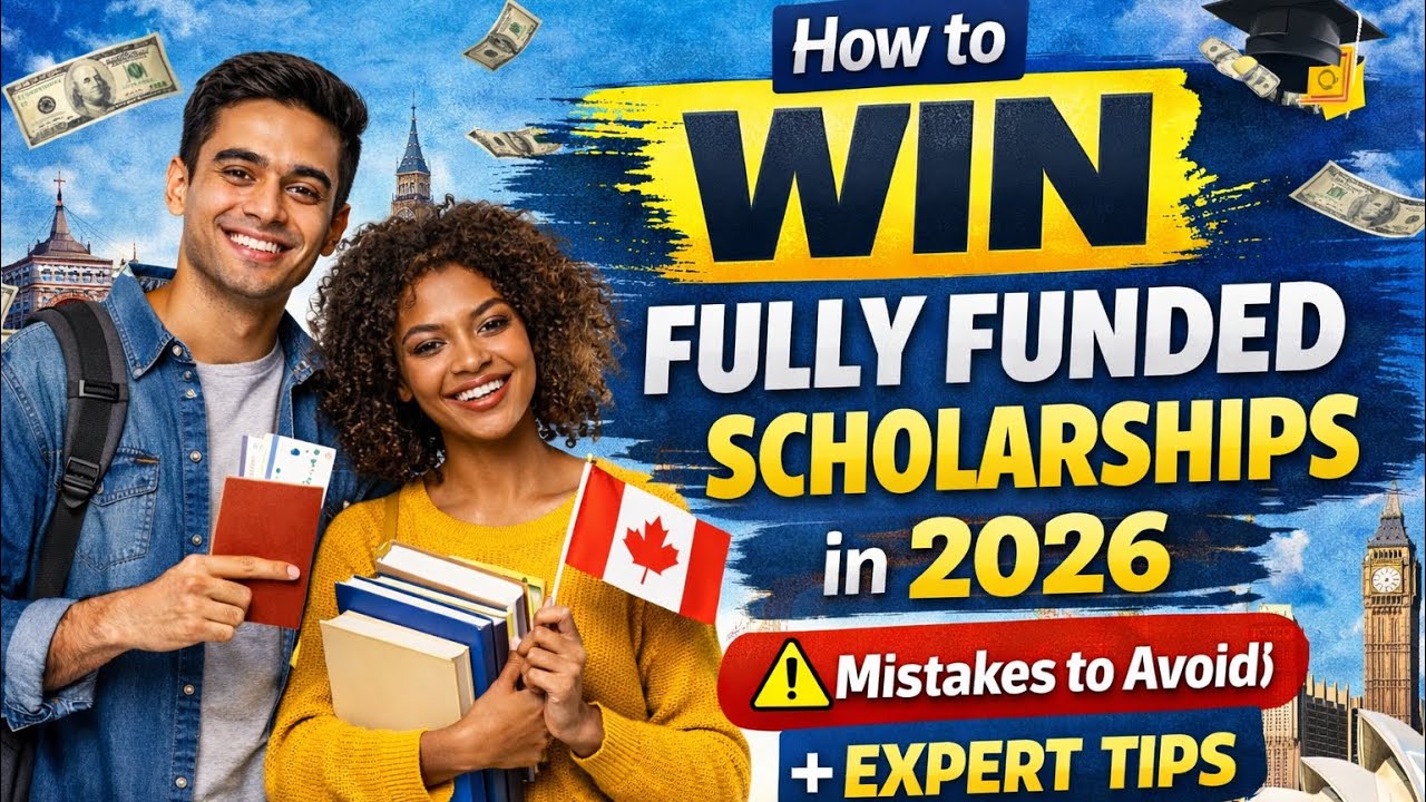 Fully Funded Scholarships 2026 ( Mistakes to Avoid + Expert Tips) - YouTube