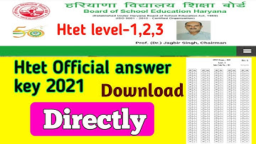 htet tgt official answer key 2021.  haryana tet answer key . htet answer key level1,2,3.