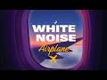 10 HOURS Airplane White Noise ✈️ Window View Sunset 🌅 + Moon 🌙 | Deep Sleep, Relaxation