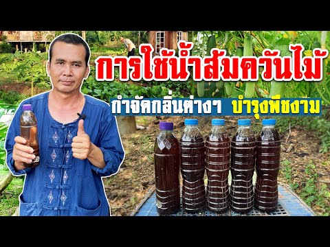 ประโยชน์ของน้ำส้มควันไม้  และการใช้งานที่ถูกวิธี