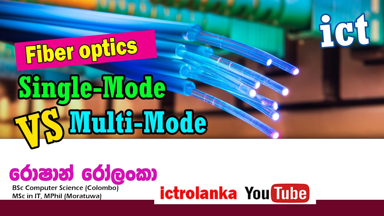 06 ප්‍රකාශ තන්තු තුළින යන ආලෝකය Multi Mode Fiber