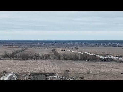 Russian Mil Mi-24 Helicopter shot down by Ukrainian Forces // 05 March 2022