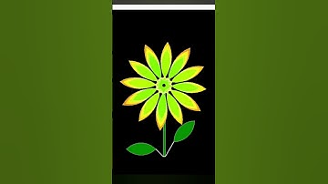 Amazing Flower Using Python Turtle #shorts