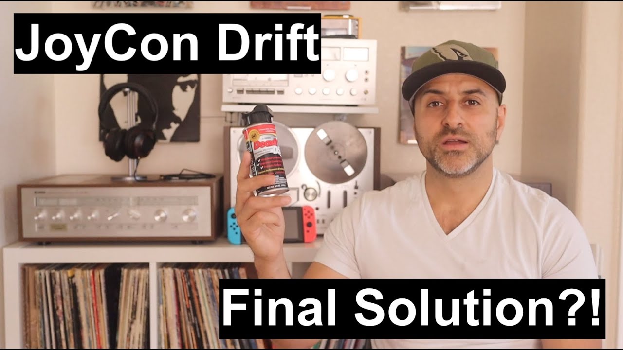 Solve JoyCon Drift with Deoxit  Contact Cleaner 