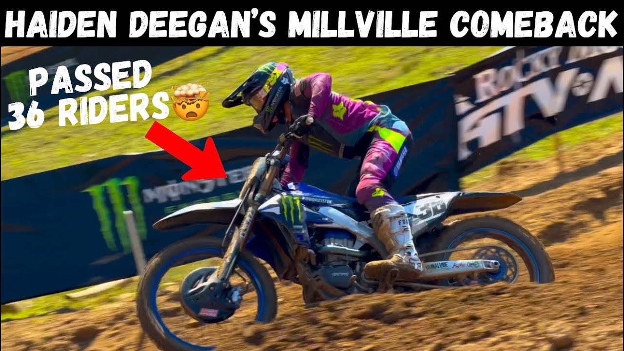 His BEST 450 Ride Yet?! Haiden Deegan’s INSANE Charge from Last to 4th at Millville