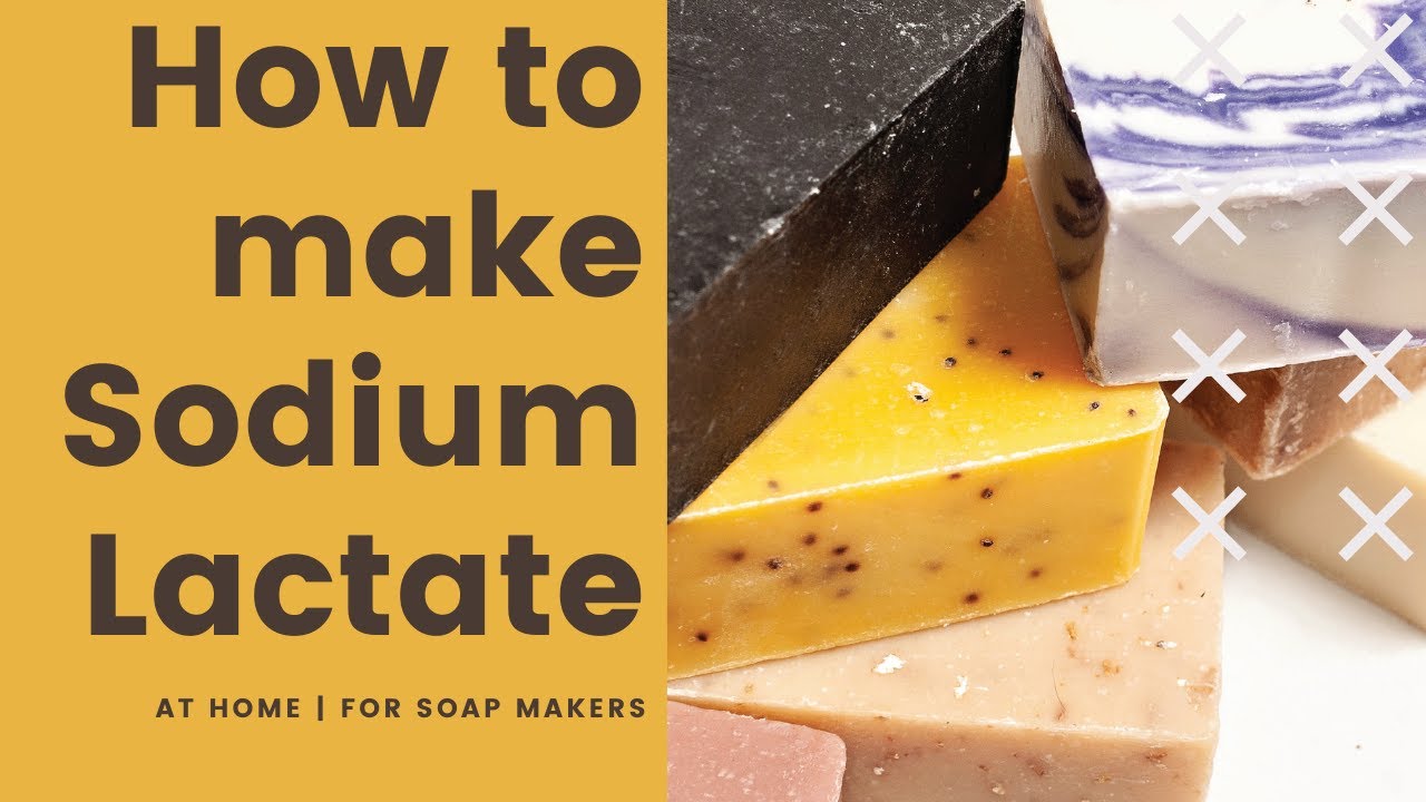 How to make sodium lactate to help harden a bar of soap DIY #soapmaking  #soaptips #coldprocesssoap 