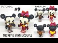 How to Bead Mickey &amp; Minnie Kimono Couple Part 9/Bead Tutorial/Beading Tutorial/Tutorial Manik Manik