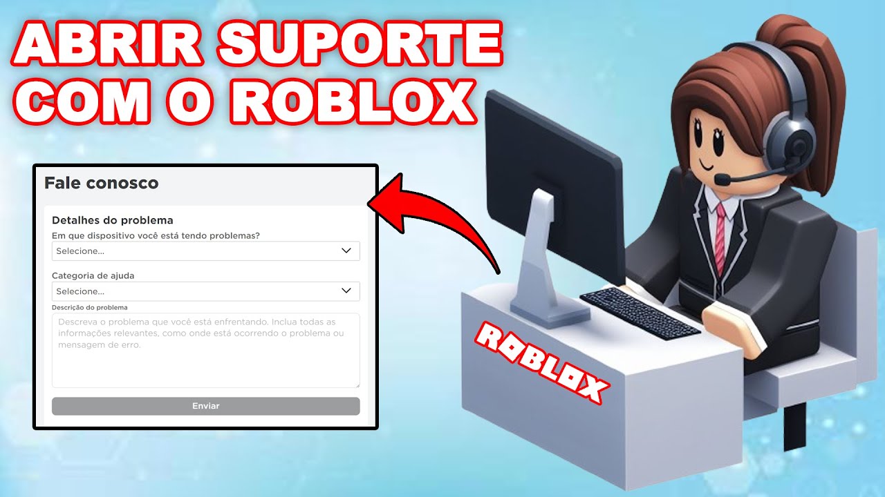 Como usar o tíquete de suporte Roblox  O que fazer com o tíquete de suporte  Roblox 