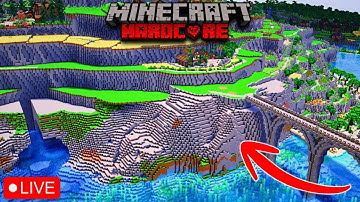 TRANSFORMING an ENTIRE Mountainside in REAL Hardcore Minecraft (1,030+ DAYS)