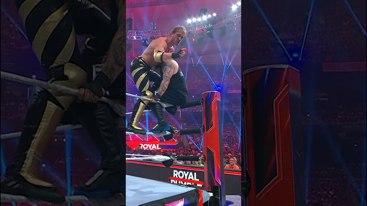 ⁣Logan Paul learned real quick to never try to Suplex Kevin Owens #RoyalRumble