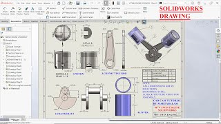 SolidWorks Drawing Tutorial for 90 Degree V TWIN ENGINE