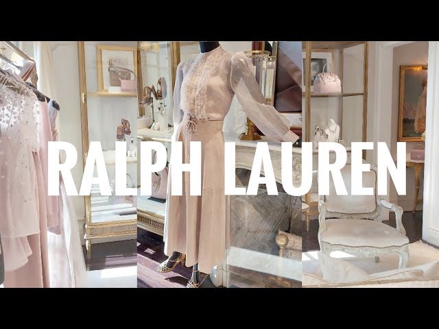 Ralph Lauren 2024 Luxury Shopping in Milan. Collection Spring/Summer. class=