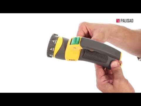 Пистолет распылитель 9 режимов полива, плавающая головка, PALISAD LUXE Пистолет распылитель 9 режимов полива, плавающая головка, PALISAD LUXE