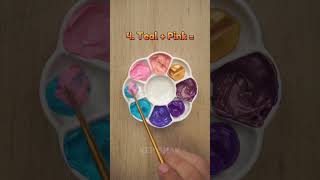 unique color recipes #colormixing #artvideo #satisfying #oddlysatisfying #asmr