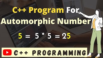 🔴 C++ Program for Automorphic Number , in Hindi | C++ Programming Tutorial | Code With Viplove |