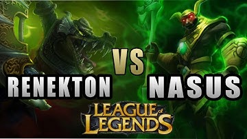 League of Legends - 1v1 Mid SONG - Renekton vs Nasus