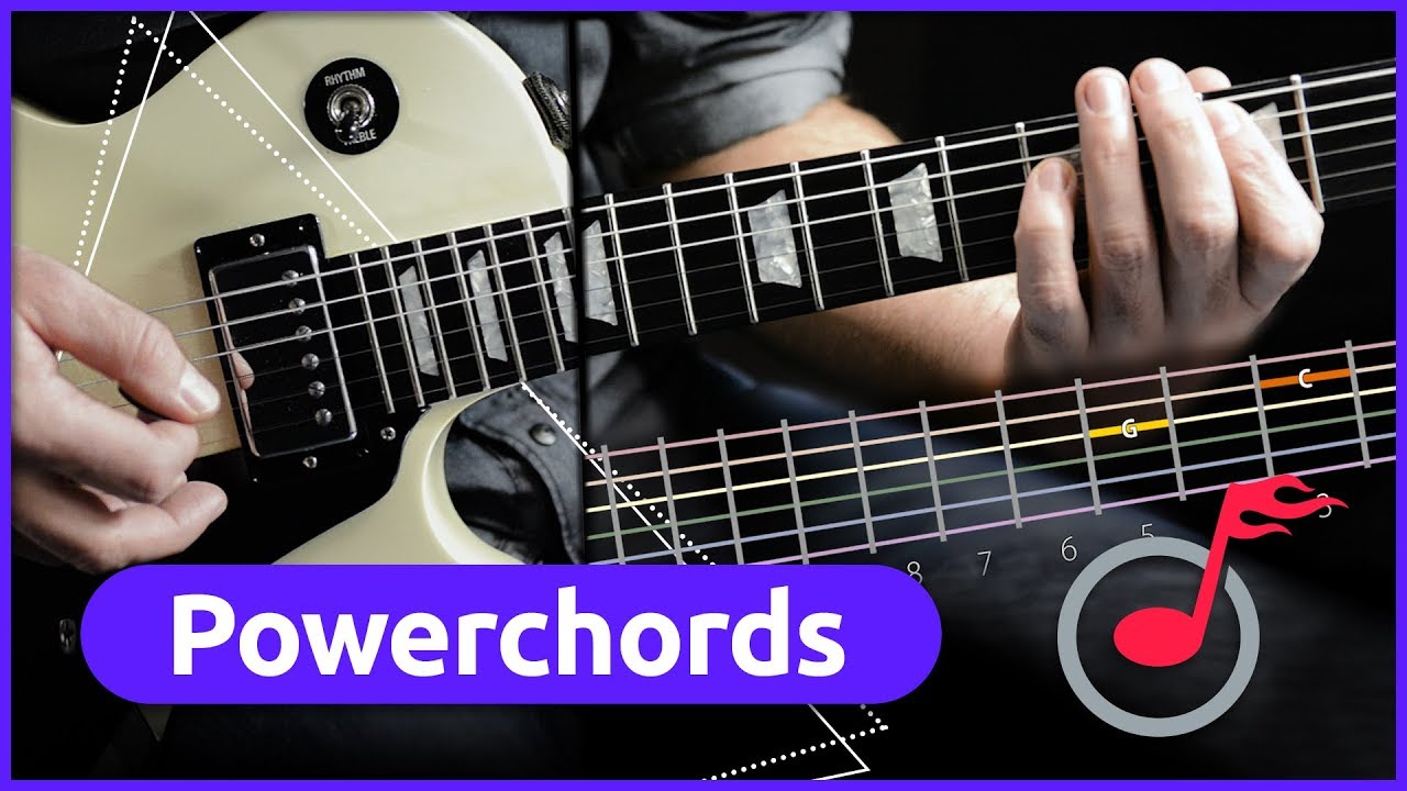 Power Chords Guitar Tutorial by music2me YouTube
