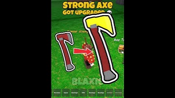 Strong Axe got Upgraded 🔥 99 nights in the forest #roblox