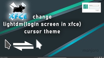 Change lightdm (login screen in xfce) cursor theme