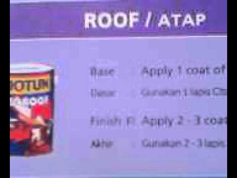 Roof Paint JOTUN Cat Utk Atap X MJP21 YouTube Roof Paint JOTUN Cat Utk Atap X MJP21 YouTube