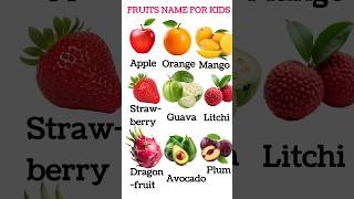 Details Fruits Name for Kids | Learn Fruit Names in English | Fruits Names 🍎 News