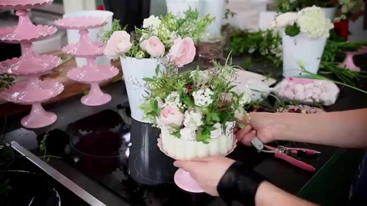 Un Gateau De Fleurs Youtube